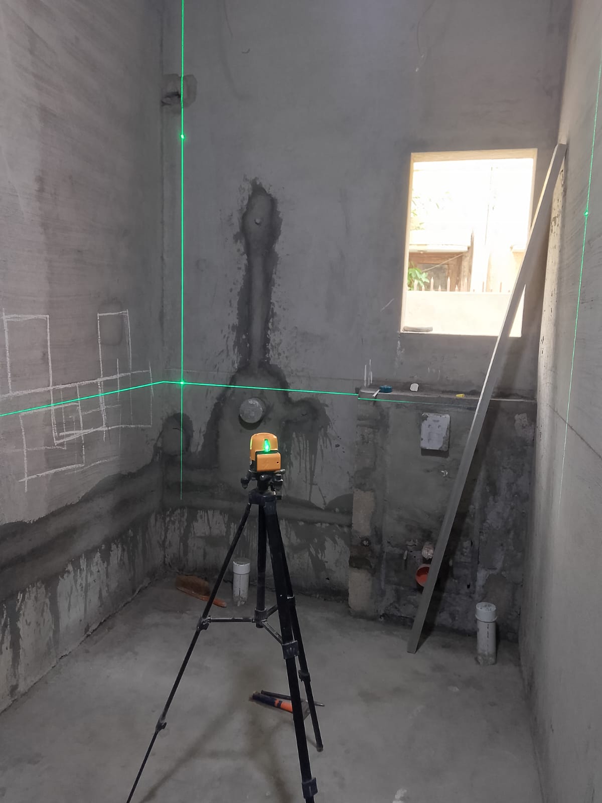 Phase 01: Substrate Flatness & 360° Laser Plane Audit